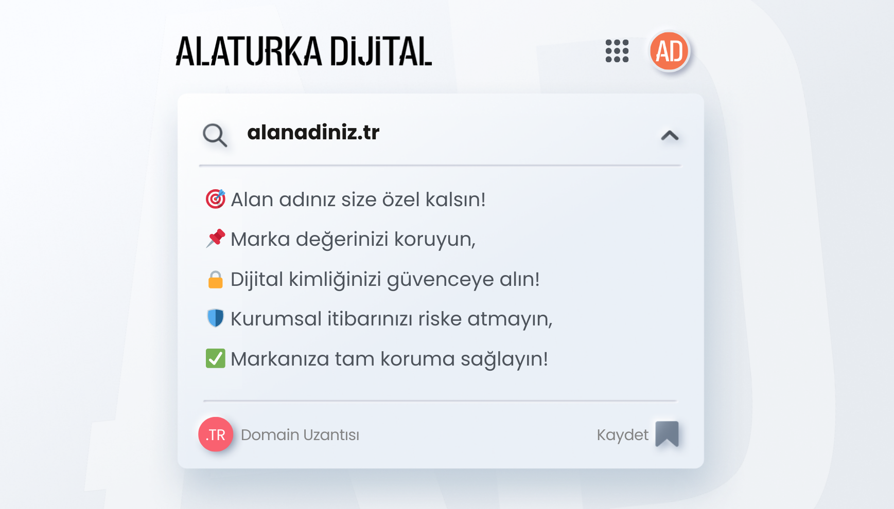 .TR Uzantılı Alan Adınızı Almayı Unutmayın!